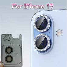 閃亮水鑽鏡頭保護膜,相容於 Apple 17/17 Air/17 Pro/17 Pro Max,鑲鑽水晶鏡頭膜附對位工具,鏡頭保護膜,鏡頭保護貼,鏡頭保護墊,快速簡易安裝,9H 硬度 + 金屬環,防刮防摔,時尚美觀精緻,智慧型手機配件,螢幕保護膜替代方案,時尚手機配件,現代手機保護殼,防刮膜,精密切割保護膜,金屬框保護膜,智慧型手機使用者,電子產品保護 - 彩色 - 查看 11