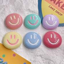 1/5/10/15pcs Cartoon Smiling Face Fridge Magnets, Suitable For Kitchen Decor And Home Decor, Cute Fridge Stickers, Whiteboard Magnetic Stickers, Decorative Fridge Magnets, Cute Office Kitchen Magnets, Kitchen Accessories - Multicolor - View 6