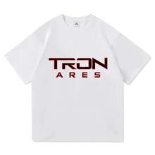 TRON Ares Rock Band T-Shirts, Nine-Inch Nail T-Shirt, Men's Short-Sleeved Cotton Loose-Fitting T-Shirts, Unisex Streetwear, Movie Graphic Print Top - 彩色 - 查看 1