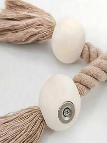 1pc/2pcs Elegant Braided Curtain Tieback Rope Clips, Suitable For Bedroom Living Room Home Decor, Fashionable And Practical Curtain Accessories - Multiple Styles - View 8