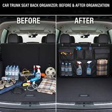 Multifunctional Car Hanging Organizer Bag, Large Capacity Multi-Pocket Storage With Compartments, Fits Trunk Or Seat Back, Easy Interior Clutter Organization, Travel Storage Essential, Multiple Styles Available - Multiple Styles - View 4