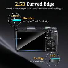 2片 Ricoh GRIV 相機螢幕保護貼，9H 硬度鋼化玻璃薄膜，超靈敏觸控，高解析度透明，防指紋防油污，適用於高端相機配件 - 查看 5