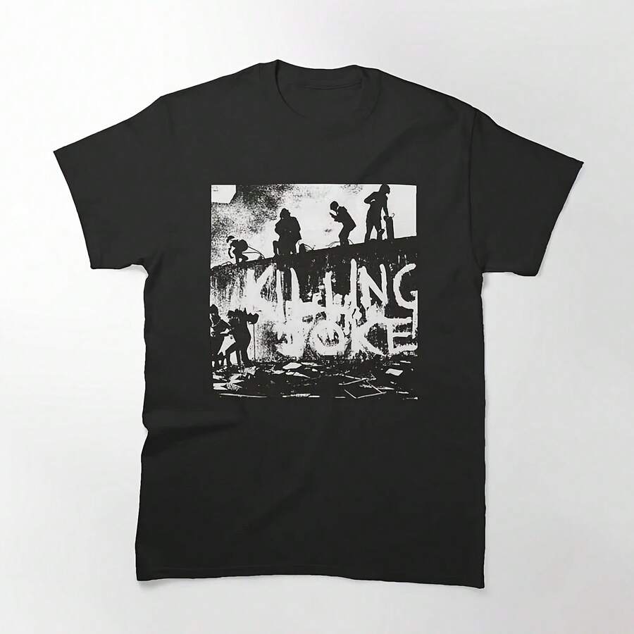 Killing Joke Rock Band Summer 2026 Graphic Tee For Men, 100% Cotton, Unisex, Streetwear, Breathable, Harajuku Y2K, Loose Fit - 彩色 - 查看 1