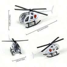 1 pieza Modelo de avión de aleación - Modelo de avión militar - Liviano y fácil de transportar - Múltiples colores disponibles - Hélice móvil - Planeador realista - Modelo de mini helicóptero - Regalo perfecto - Regalo de cumpleaños - Regalo sorpresa - Regalo ideal - Regalo estacional - Regalo navideño - Regalo de Pascua - Juguete - Modelo de avión - Multicolor - Ver 6