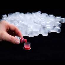 Caps Retapas Para Tinta De Tatuar Anark Tattoo Premium Cups - transparente - Ver 3