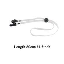 Clips para sombrero, retenedor de gorra con correa duradera, Clips de  para viento para golf, pesca, navegación, Clip ajustable a prueba de viento - Blanco - Ver 7