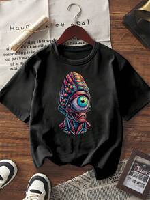 Men T-Shirts - Black - View 6