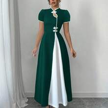Vestido de moda casual y simple para uso diario de mujeres - Rojo - Ver 9