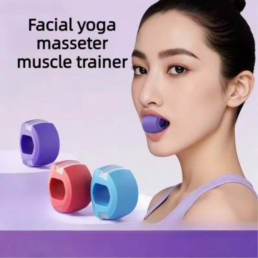 Awline Jaw Exerciser, Unisex Silicone Jawline Trainer, Facial Sculpting Tool, Define Jawline, Reduce Double Chin And Strengthen Oral Muscles - Multicolor - View 1