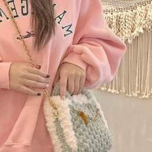 6mm Plush Round Cord 40 Yards/36 Meters Soft Rope Handmade DIY Crochet Bag Weaving Yarn - 6mm Plush Round Rope - View 7