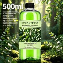 精油 - 高品質家用與酒店級 - 500ml 液體瓶，適用於擴香器、加濕器、空氣淨化器、車用擴香器和芳香噴霧，配有可重複填充的滴管 - 防漏設計，優質室內香氛 - 源自高品質家用及飯店用精油 - 查看 18