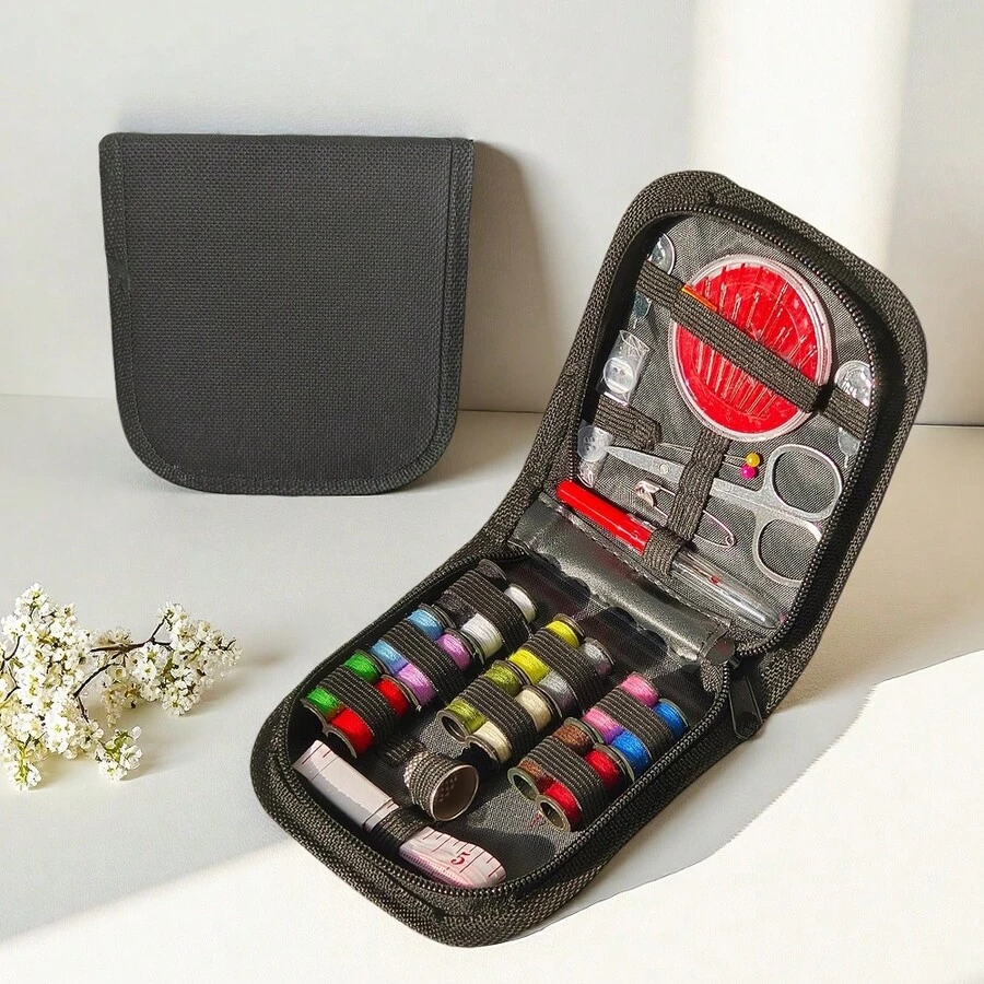 10pcs Portable Sewing Thread Set, Includes Thread, Sewing Needles, Measuring Tape And Other Sewing Tools, Essential For Home, Dorm And Travel - 1 Box Of 10 Sewing Thread Sets (accessories In Random Colors) - View 1