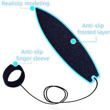2026 6 piezas Juguete portátil de surf de dedo para alivio del estrés, Juguete de surf de dedo estilo anillo, Gadget de escritorio para matar el tiempo y alivio del estrés, Juguete de dedo deslizante suave, Regalo creativo de nicho, Regalo de cumpleaños, Regalo perfecto -Regalo de cumpleaños-Regalo de Pascua-Regalo perfecto-Regalo de vacaciones-Trinkets-Juguetes fidget-Trinkets Rave - Multicolor - Ver 5