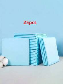 100/50/40/20 piezas Almohadillas desechables súper absorbentes para orina de perro, almohadillas de entrenamiento para mascotas con control de olores, pañales para gatos & perros, alfombrillas absorbentes para perros, almohadillas transpirables a prueba de fugas, suministros de limpieza para mascotas gatos & perros - Celeste - Ver 14