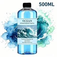 500ml/16.91oz 大容量精油補充液，多款香味可選，獨家香氛配方，適用於擴香機、加濕器、空氣淨化器及其他設備，適合辦公室、居家、車內與飯店環境，持久清新除臭，精美禮品首選 - 大容量500ML奢華香氛系列 - 查看 13