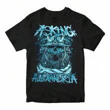 Asking Alexandria Cotton T-Shirt - Basic Rock Workshop - Black - View 1