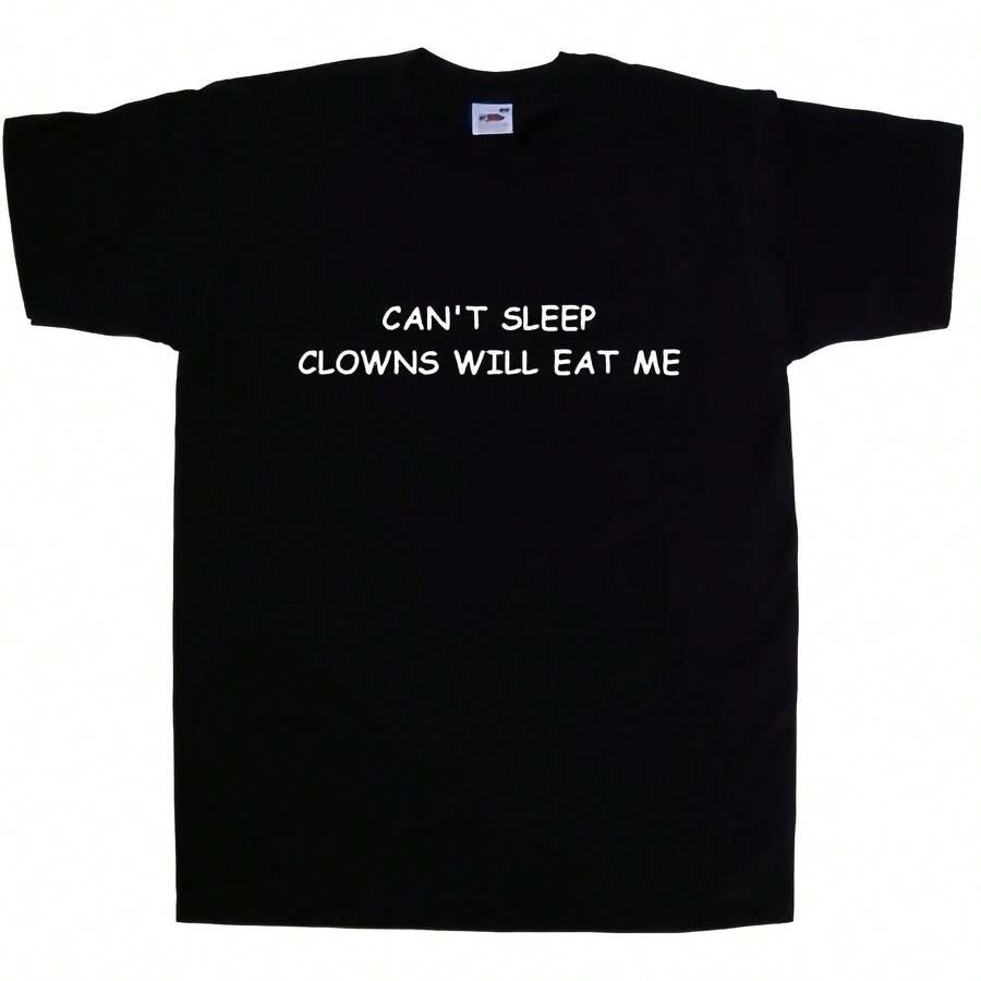 No puedo dormir payaso me comerá camiseta divertida - Multicolor - Ver 1