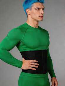 1PC Unisex Tight Waist Trimmer Body Shaper, Designed For Abdominal Fat Control And Waist Training, Shaping Belt For Better Workout, Suitable For Daily Exercise, Work And Leisure, Accelerates Fat Burning - Multicolor - View 3