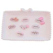 Clip BB hecho a mano para mascotas, Clip para el pelo, diadema con lazo para gato de pelo largo, decoración de corazón rosa para perros Malzis, accesorios para perros pequeños - 11 - Ver 5