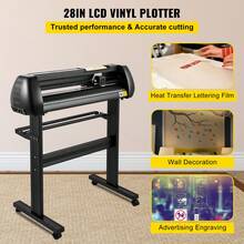 Vinyl Cutting Machine, Upgraded 28-Inch Paper Feed Cutting Plotter, Vinyl Printer With Adjustable Force And Speed, Powerful Stepper Motors, Windows-Compatible Signmaster Software - 查看 2