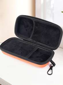 1pc Double-Layer Glasses Case, Holds 2 Pairs Of Glasses, Zippered Case For Reading Myopia Astigmatism Glasses, Portable Glass Organizer - Multicolor - View 6