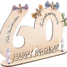 18/20/30/40/50/60/70/80 生日錢夾，生日派對裝飾，生日紀念品，祝福簽到用品，驚喜卡 - 彩色 - 查看 18