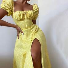 Nouveau motif floral jaune