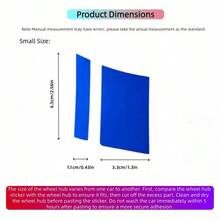 AD 轮毂装饰贴纸、反光贴纸、个性化创意轮胎轮毂贴纸 - A - 查看 11