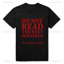 Boys' Cotton T-Shirt, Funny Humor Shirt, Don't Read The Following Sentence, Gag Gift, Harajuku Fashion, Vintage Casual Streetwear - 彩色 - 查看 1