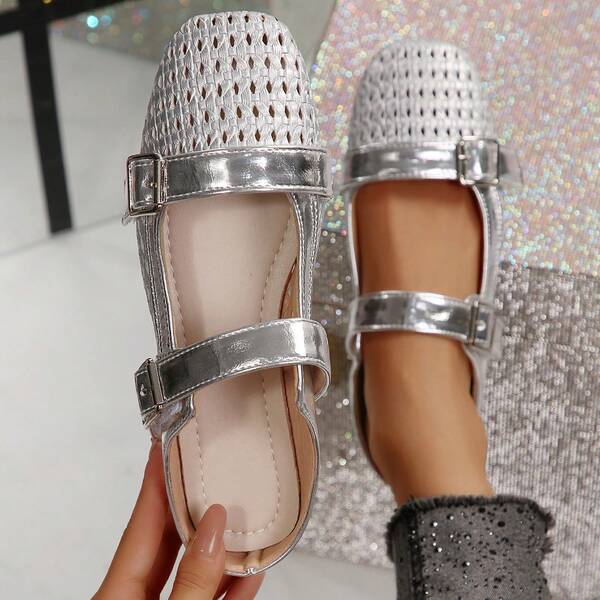 Women's Mesh Woven Closed-Toe Slippers, New Summer Outdoor Soft Sole Slip-On Sandals, Comfortable For Pregnant Women