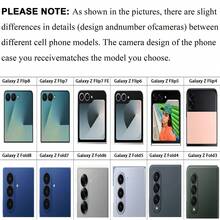 keshengtai 1pc Candy Color Hinge Full Coverage Phone Case Compatible With Samsung Galaxy Z Flip8 7 7FE 6 5 4 3 5G - Coffee - View 2