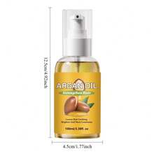 Suero capilar de aceite de argán, rico en aceite de argán, repara el cabello seco/dañado, hidrata el cabello, proporciona suavidad e hidratación duraderas, hace que el cabello sea talla grande suave 3.38 fl. oz. - 100 ml - Ver 4