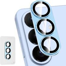 1pc Armor Lens Protector, Compatible With Samsung Galaxy S26/S26 Ultra/S26 Plus, Dedicated Camera Lens Protector Film, Made Of Aluminum Alloy Frame And 9H Tempered Glass. Includes Metal Ring, Strong Adhesion, Compatible With Phone Cases, Available In Purple, Blue, Silver, Black, Scratch-Resistant, Shockproof, Durable, Easy Installation With Positioning, Lens Protector Film, Lens Protector Pad - Multicolor - View 15