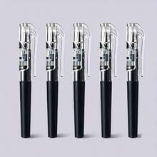 8pcs Mini Pen Set, Durable Plastic Travel Portable Pens, Medium Tip, Perfect For Office And Travel - Ballpoint Pen - View 2