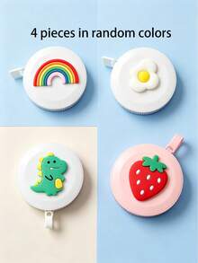 1.5m/60in Cute Cartoon Retractable Tape Measure, Creative Portable Mini Sewing Ruler Measuring Tape - Multicolor - View 17