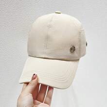 1pc Summer Quick-Dry High Ponytail Sun Hat, Open Top Baseball Cap, UV Protection Outdoor Sun Protection Baseball Cap - White - View 2