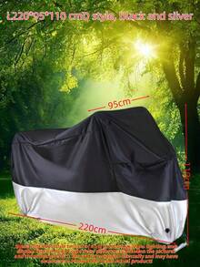 1pc Oxford Cloth Waterproof Dustproof Rainproof Cover, Outdoor Bicycle Cover Suitable For 2 Bicycles, Waterproof, Anti-UV, Dustproof, Windproof, With Lock Hole, Fit For Mountain Bike, Road Bike And Electric Bicycle - Multicolor - View 23