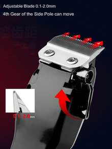 Kemei KM-PG809A Adjustable Hair Clipper Strong Power Haircut For Men, Professional Cordless Hair Cutting Machine With LED Display, Home Use Haircut For Men, Family Use Haircutting Machine - View 9