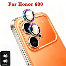 鏡頭保護貼，適用於 Honor 400/400 Lite/400 Pro/600/600 Lite/600 Pro 金屬環鷹眼鏡頭保護貼，美觀精緻的後置相機防刮耐磨保護貼，附定位工具，安裝簡單，黏著力強，鋼化玻璃與金屬環的完美結合，更好的相機保護，鏡頭保護貼，鏡頭保護墊 - 彩色 - 查看 22