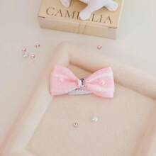 Clip BB hecho a mano para mascotas, Clip para el pelo, diadema con lazo para gato de pelo largo, decoración de corazón rosa para perros Malzis, accesorios para perros pequeños - 11 - Ver 27