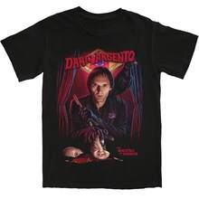 Graphic T-Shirt Inspired By The Classic Film By Dario Argento, Master Of Giallo Horror, Icon Of Italian Horror, Cotton T-Shirt For Fans. - 彩色 - 查看 1