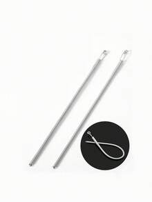 2/4pcs Spring-Loaded Flexible Drawstring Replacement Tool | 2-In-1 Elastic Band Inserter For Pants, Hoodies And Skirts | Home Essential Kit With Waistband Fixing Strap, No-Sew DIY Helper | Women's Christmas Gift (Steel Spring, Bendable Guide Head) - 2pcs/9inch - View 12