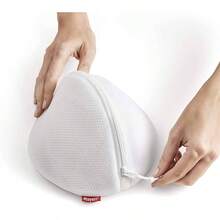 Bolsa para Lavar Ropa Delicada en Lavadora Malla Protectora para Lencera Funda con Cierre para Prendas Finas Dimensiones: 25 X 20 X 2 Color: Blanco - inicial - Ver 7