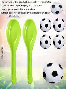 12/24pcs Football Party Game Set: Dribbling Relay Toys Set (Suitable For Teens And Adults), Includes Foam Footballs And Relay Games; Ideal As Party Supplies And Small Gifts For Sports Events, School Parties And Birthday Parties - Multicolor - View 7