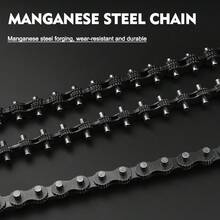 1pc Heavy Duty Adjustable Chain Wrench Tool - Ergonomic Steel Body, For Oil Filter And Pipe Fitting Removal, Automotive Maintenance, Car Repair, Chain Wrench, Car Repair, Durable Construction, Robust Design, Reliable Craftsmanship, DIY Enthusiasts - Chain Wrench - View 9
