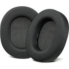 High-Density Foam Ear Pads Replacement For Arctis 7/Pro/9/9X/5/3/1/Prime/7+/7P/7X Series (Not Compatible With Nova), Black - Black - View 3