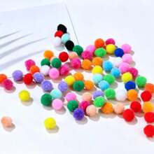 2000 pièces Pompons de 10 mm de couleurs mélangées, pompons petits denses à haute élasticité améliorés, convenant pour l'artisanat, petits pompons de Noël, pompons d'art et d'artisanat, pompons de costume de Noël, DIY créatif - Voir 6