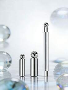 2pcs(1 Magnet+1 Steel Ball) Upgraded Glass Bead Magnetic Cat Eye Nail Polish Gel, Dual-Ended Magnetic Cat Eye Nail Polish Magnet Stick, Nail Art Tool Cat Eye Nail Polish Gel Strong Magnetic Stick, Large Magnet Pen, Dual-Ended Thickened Multi-Function Magnet, Strong Magnetic Effect, Multi-Function Nail Art Design Tool Set, - Multicolor - View 10