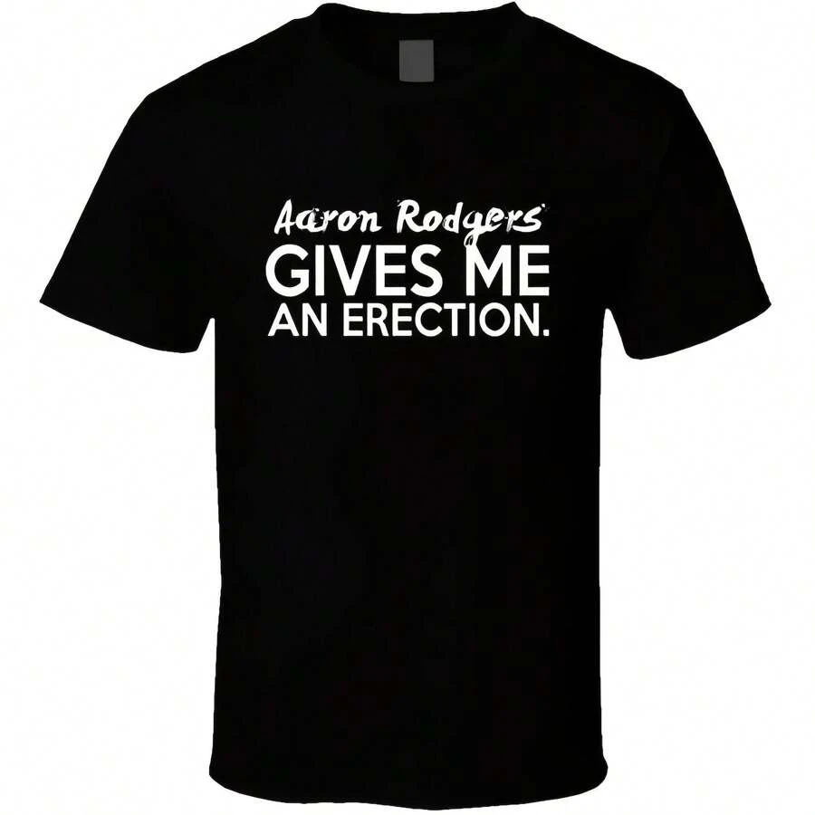 Aaron Rodgers Gives Me A , Funny T-Shirt For American Football Fans - 彩色 - 查看 1