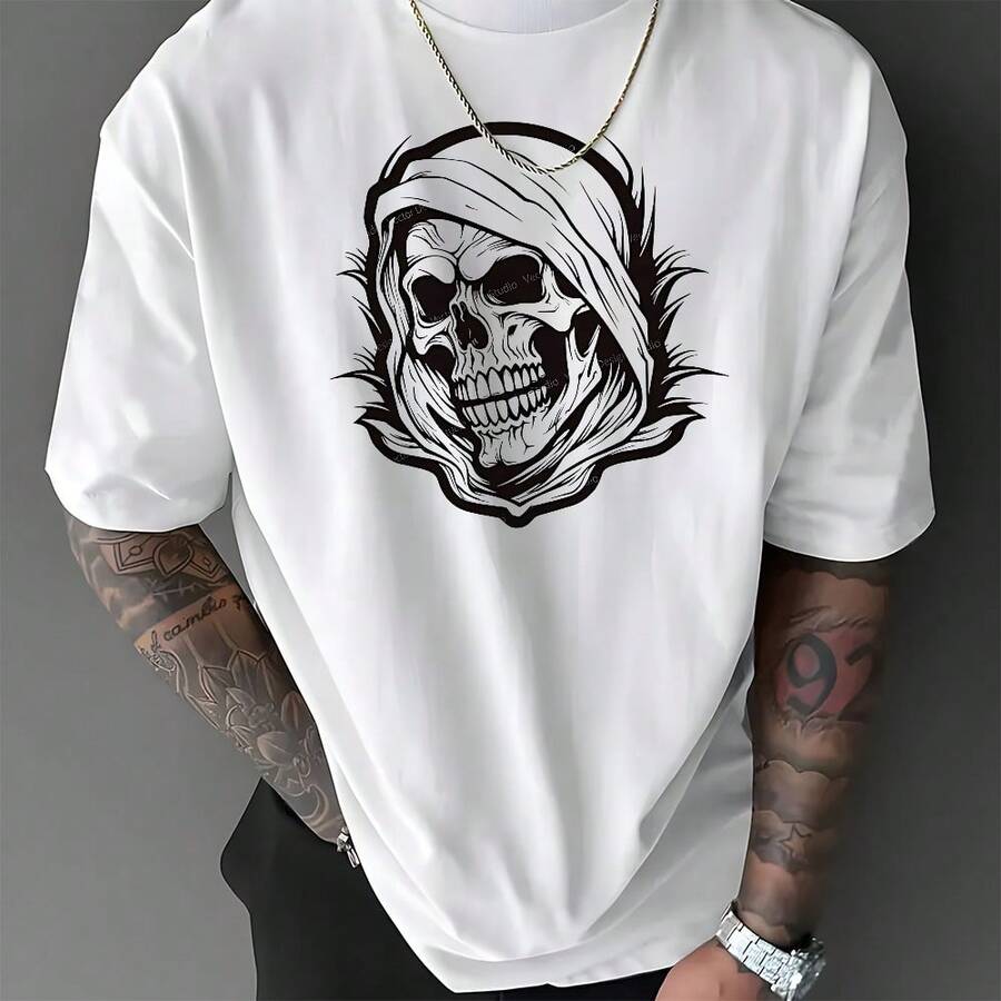 Men T-Shirts - White - View 1